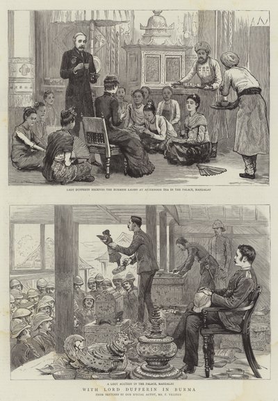 Avec Lord Dufferin en Birmanie - Frederic Villiers